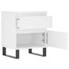 vidaXL Mesitas de noche 2 uds madera de ingenier&iacute;a blanco 40x35x50 cm