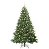vidaXL &Aacute;rbol de Navidad artificial con 300 LED Verde 210 cm PE y PVC