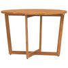 vidaXL Mesa de comedor de jard&iacute;n redonda &Oslash;110x75 cm Madera maciza de acacia