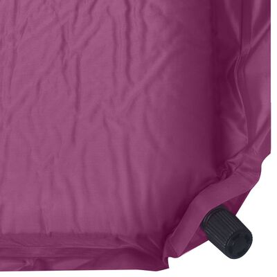 vidaXL Colchón de aire inflable rosa 66x200 cm