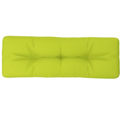 vidaXL Cojín para sofá de palets de tela verde claro 120x40x12 cm