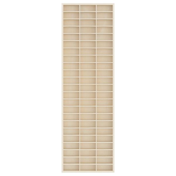 vidaXL Expositor de Pared Beige 30 x 4,5 x 96 cm Madera de ingenier&iacute;a