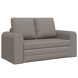 vidaXL Sof&aacute; cama Taup&eacute; 148 x 71 x 83 cm tela