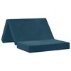 vidaXL Sof&aacute; Cama Plegable 80 x 67 x 45 cm Azul