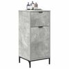 vidaXL Gabinete de Baño con cajón Gris Concreto 39,5 x 36 x 88 cm