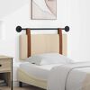vidaXL Cabecera Colgante Liso Crema 90 x 55 x 5 cm PU antiguo