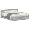 vidaXL Estructura de cama con almacenamiento Sonoma gris 180 x 200 cm