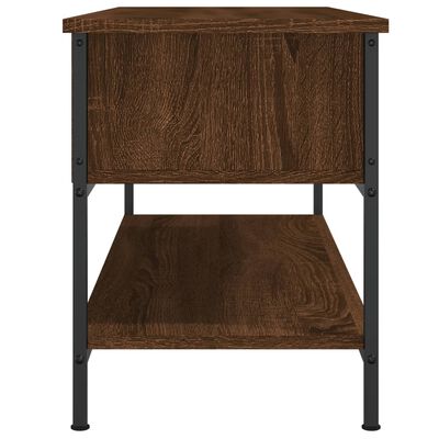 vidaXL Mueble de TV madera contrachapada roble marrón 100x35x45 cm