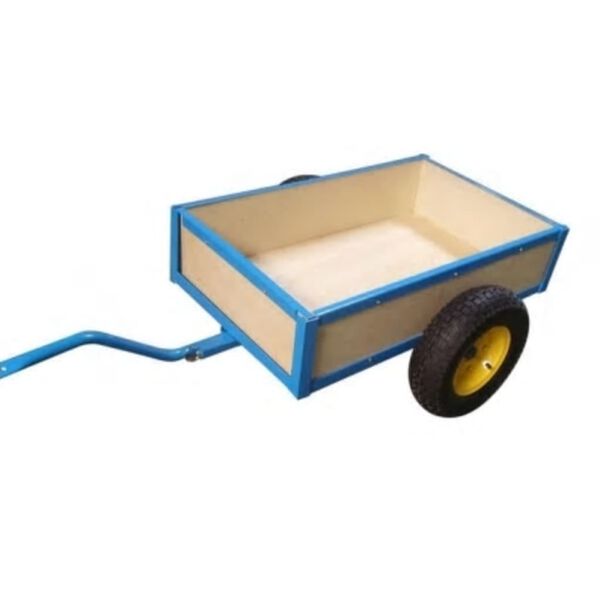 Remolque azul para el Go-kart