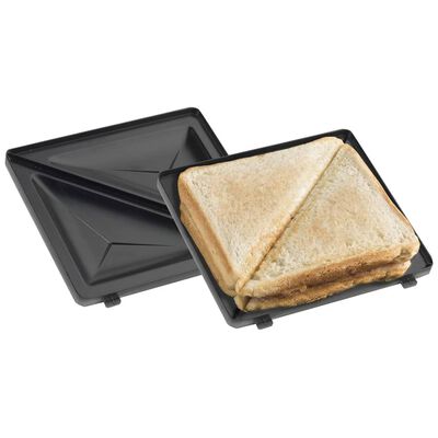 Sandwichera, tostadora y gofrera 3 en1 de Bestron ADM2003Z,520 W,negra