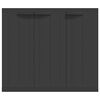 vidaXL Armario de almacenaje exterior PP negro 97x37x85 cm