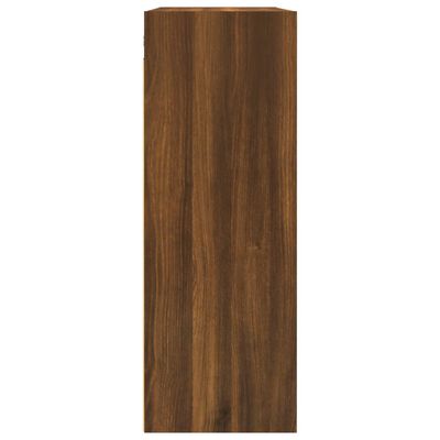 vidaXL Armario colgante de pared marrón roble 69,5x32,5x90 cm