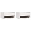 vidaXL Mesita de Noche 2 uds. 50 x 32,5 x 24 cm Madera maciza de pino