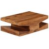 vidaXL Mesa de centro de madera maciza de acacia 90x60x30 cm