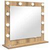 vidaXL Espejo de Tocador Roble artisan 60 x 55 x 18 cm Rectangular