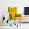 vidaXL Sillón de relax de terciopelo amarillo mostaza