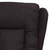 vidaXL Sill&oacute;n de masaje elevable cuero sint&eacute;tico negro
