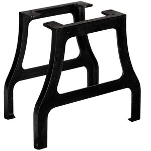 vidaXL Patas de mesa de comedor en A hierro fundido 2 unidades