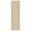 vidaXL Estantes de pared 2 uds contrachapado roble Sonoma 50x15x50 cm