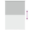 vidaXL Estor Enrollable Opaco gris claro 100x175 cm Tela Ancho 95,7 cm