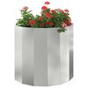 vidaXL Jardinera Plateado 60 x 30 x 50 cm Acero Galvanizado