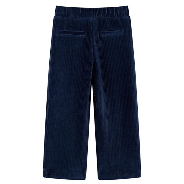 Pantal&oacute;n infantil pana azul marino 140
