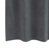vidaXL Cortinas opacas 2 pcs Gris Claro 140 x 260 cm Terciopelo