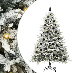 vidaXL &Aacute;rbol de Navidad Artificial Pre-iluminado con Juego de Bolas