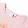 Camiseta infantil rosa claro 92