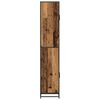 vidaXL Juego de muebles de ba&ntilde;o Madera envejecida 35 x 37,5 x 188,5 cm