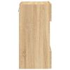 vidaXL Mueble de TV de pared con luces LED roble Sonoma 40x30x60,5 cm