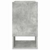 vidaXL Mesa Auxiliar Gris Concreto 30 x 30 x 56 cm