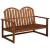vidaxL Banco de jard&iacute;n de madera maciza acacia 110 cm