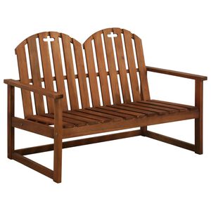 vidaxL Banco de jard&iacute;n de madera maciza acacia 110 cm
