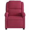 vidaXL Sill&oacute;n reclinable de masaje el&eacute;ctrico terciopelo rojo tinto
