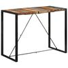 vidaXL Mesa alta de bar madera maciza reciclada 140x70x110 cm