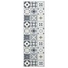 vidaXL Pasillo de alfombra ORIZ 1150 gsm Gris y Negro