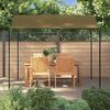 vidaXL Toldo parasol gris taupe 3x2,4 cm 180 g/m²