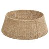 vidaXL Collar para &aacute;rbol de Navidad Redondo Natural 60 x 60 x 22 cm