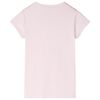 Camiseta infantil rosa suave 92