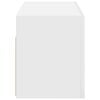 vidaXL Mueble de pared de ba&ntilde;o madera ingenier&iacute;a blanco 60x25x30 cm