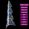 vidaXL &Aacute;rbol de Navidad con 100 LED Multicolor 120 cm Acr&iacute;lico