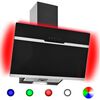vidaXL Campana extractora RGB de LED acero inox. vidrio templado 60cm