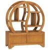 vidaXL Armario con estante Yin Yang madera maciza de teca 68x26x83 cm