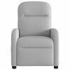 vidaXL Sill&oacute;n de masaje reclinable de tela gris nube