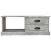 vidaXL Mesa de centro madera contrachapada gris hormigón 90x50x35 cm