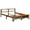 vidaXL Estructura de cama de madera maciza reciclada 160x200 cm