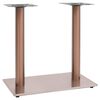 vidaXL Pata de mesa de bistr&oacute; acero inoxidable lat&oacute;n 70x40x72 cm