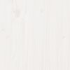 vidaXL Jardinera madera maciza de pino blanco 50x50x49,5 cm