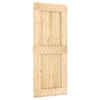 vidaXL Puerta corredera con herrajes madera maciza de pino 85x210 cm